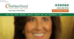 Desktop Screenshot of foxviewdental.com